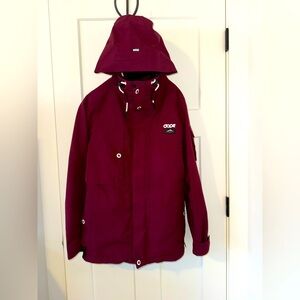 Dope Adept Ski/Snowboard Jacket Women Burgundy Large